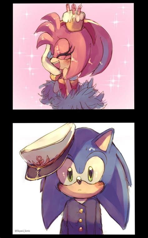 Amy Rose X Sonic The Hedgehog┇𝐒𝐎𝐍𝐀𝐌𝐘 𝐂𝐎𝐑𝐍𝐄𝐑⭑ࣶࣸ Fanfiction