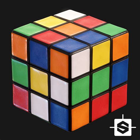 Artstation Rubiks Cube Substance Designer