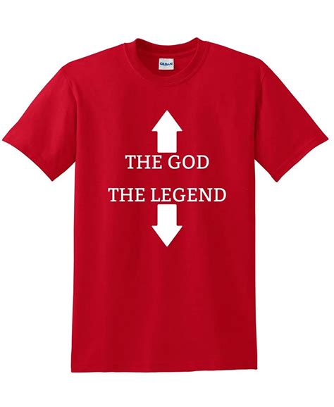 the god the legend offensive sarcastic rude adult humor novelty funny tshirt on