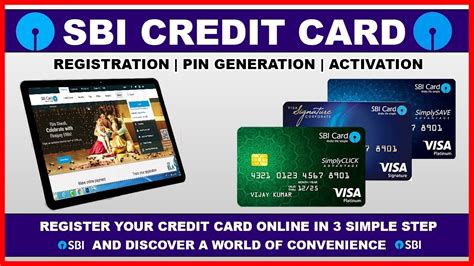 Input the card information and follow the prompts. How to Create SBI Credit Card Account online | Pin Generate | Activate sbi card - YouTube