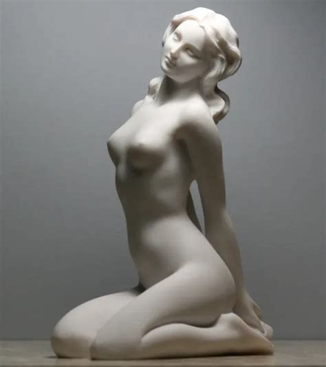 Nude Naked Woman Sexy Female Erotic Art Cast Marble Figure Statue