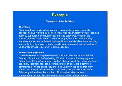 50 Printable Problem Statement Templates Ms Word Templatelab