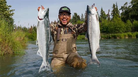 Salmon Fishing Alaskas Famous Kenai River Catch Clean Cook