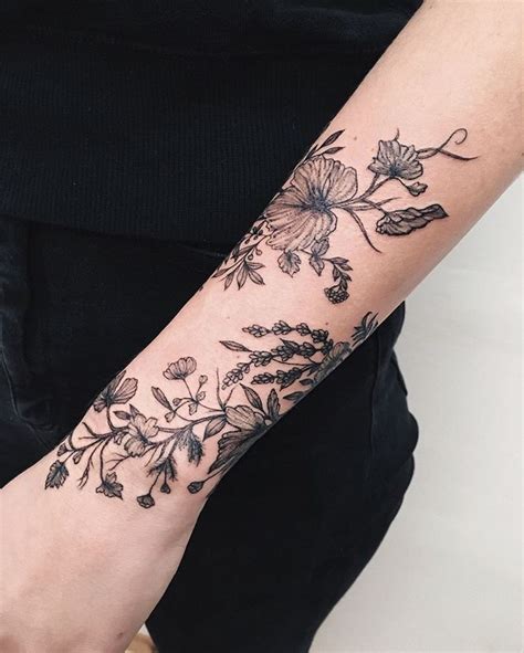 Tattoo Ideas In 2020 Floral Arm Tattoo Vine Tattoos Tattoos
