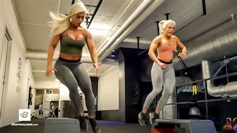 full body hiit training swedish fitness models anna staalnacke and caroline aspenskog youtube