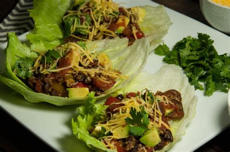Taco Vegetarian Lettuce Wraps Feasting Not Fasting