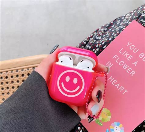 Colorful Smiley Face Airpods Case Airpods Pro Airpods 12 Etsy