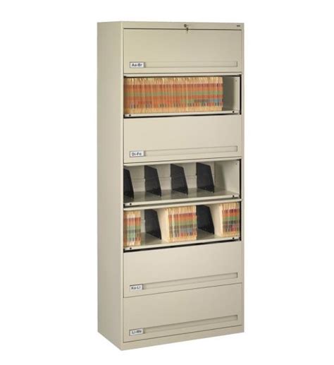 Lockable Medical File Cabinets With Retractable Doors 7 Shelf
