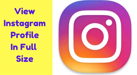 How To View Instagram Profile Picture In Full Size Tech Asad