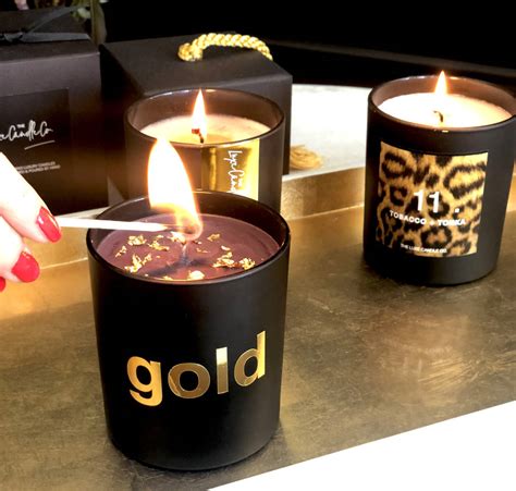 Christmas Candle 24k Gold Frankincense Myrrh Scented By The Luxe