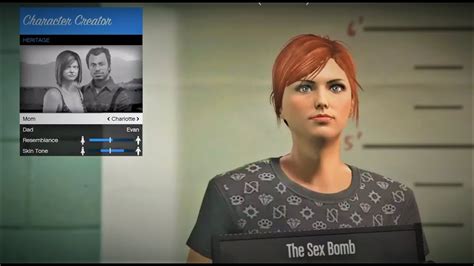 Gta 5 Online Attractive Female Character Creation Redhead Youtube