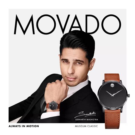 Always In Motion Movado Unveils Its Latest India Campaign With Sidharth Malhotra As Brand