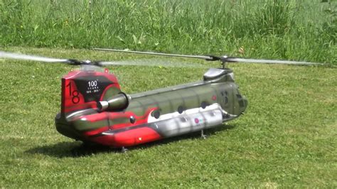 Boeing Chinook HC4 RAF Scale 1 11 Vario Helicopter RC Model 2018 YouTube
