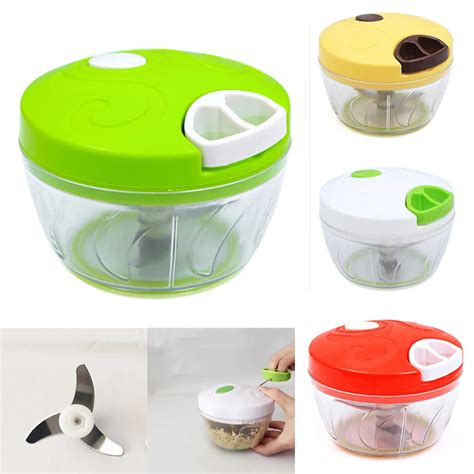 Manual Fruit Vegetable Chopper Hand Pull Food Cutter Onion Nuts Grinder