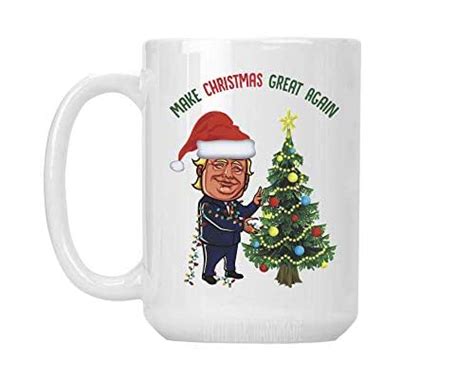 Make Christmas Great Again Funny Donald Trump Coffee Mug