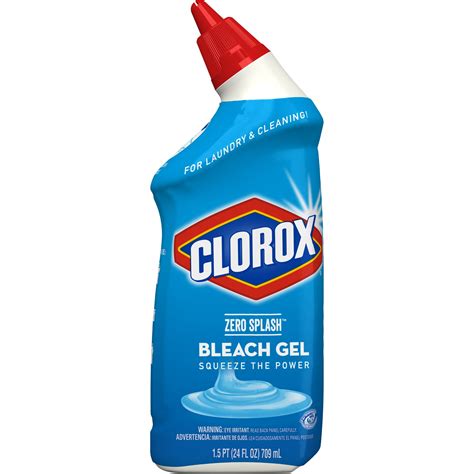 Clorox Zero Splash Bleach Gel 24 Oz