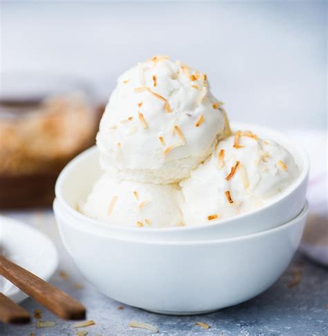 with real coconut flavour from coconut milk this coconut ice cream is so ea… coconut ice