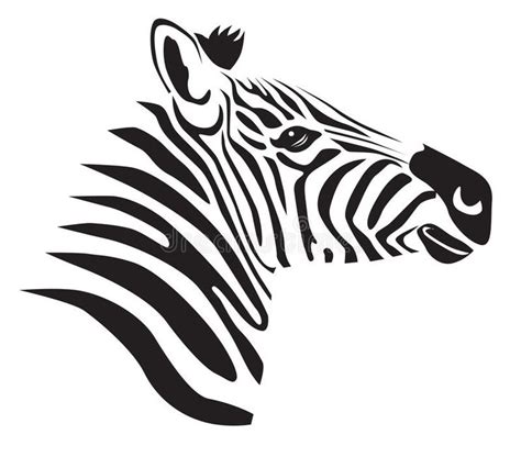 Black Zebra Black Head Of Zebra Illustration Sponsored Sponsored