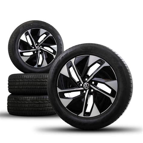 20 Vw Volkswagen Id4 Factory Oem Wheels Rims Black 11a601025b