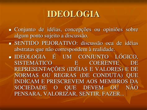 PPT IDEOLOGIA e ALIENAÇÃO introdução conceitual PowerPoint