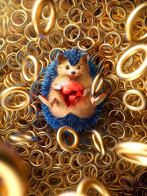 Real Life Rendition Of Sonic The Hedgehog Jpegy What The Internet