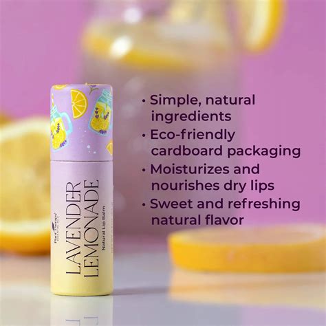 Lavender Lemonade Natural Lip Balm Healing Asset