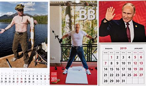 what s the deal with vladimir putin calendars