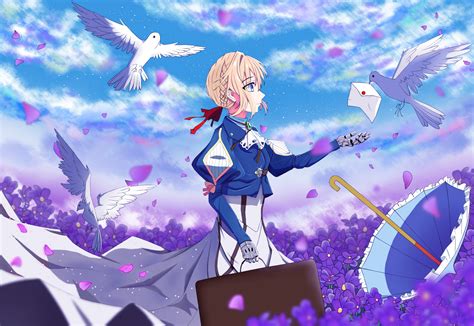 Download Violet Evergarden Character Anime Violet Evergarden Hd Wallpaper By Dikeht