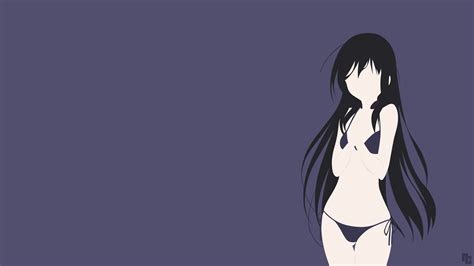 Accel World Bikini Girl Kuroyukihime Accel World Minimalist Wallpaper