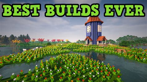 Minecraft Best Builds Ever Top 10 Youtube