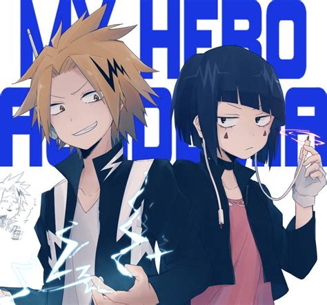 Kaminari Denki And Jirou Kyouka Manga Anime The Manga My Hero