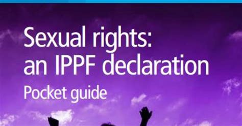 Ippf Sexual Rights Declaration Pocket Guide Ippf