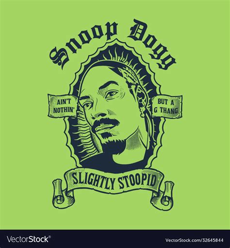 Snoop Dog Royalty Free Vector Image Vectorstock