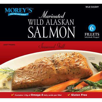 Then bake it in the oven. Morey's Marinated Wild Salmon, 2.25 lbs