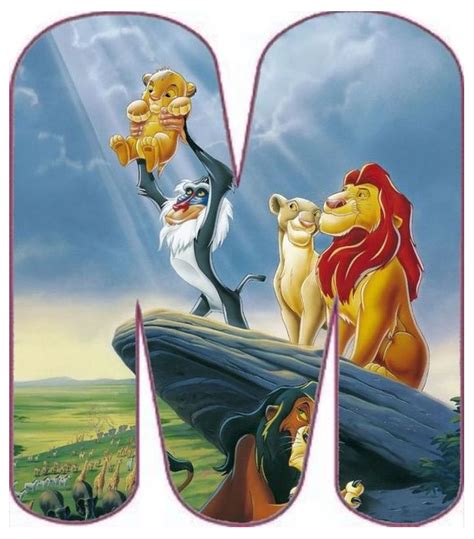 Buchstabe Letter M Lion King Birthday Lion King Images Lion King