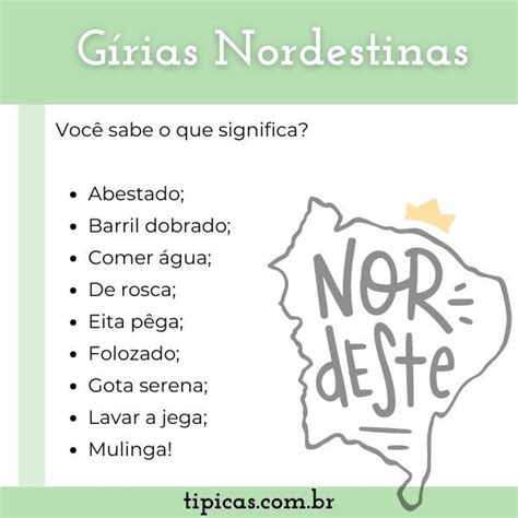 160 Gírias Nordestinas de A até Z Típicas