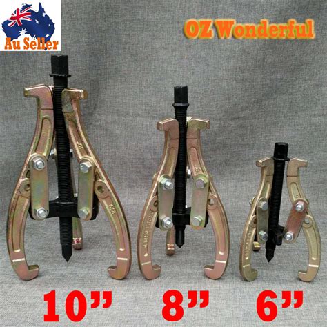 Adopt heat treated drop forged industrial steel, durable and good bearing capacity. 3 Jaw Leg Gear Bearing Puller Remover 3", 4", 6'', 8 ...