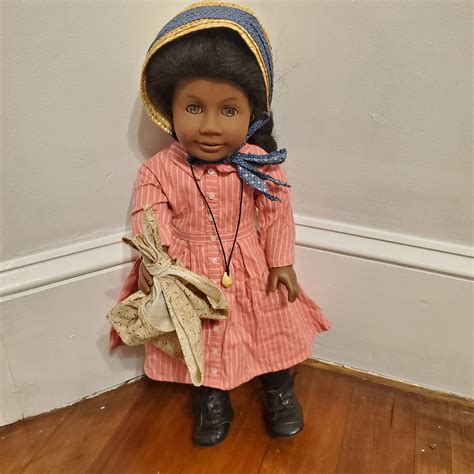 Addy American Girl Doll Meet Outfit Dress Boots Bonnet Blogknakjp