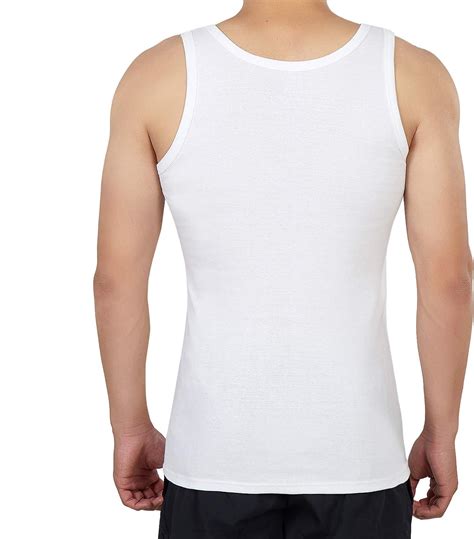 Youchan Mens Vest Tops Pack Of Tank Tops Fitted Cotton Basic