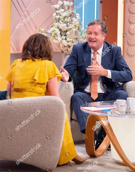 Lorraine Kelly Piers Morgan Editorial Stock Photo Stock Image