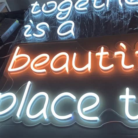 Attractive Unbreakable Led Flexible Neon Sign 12v For Coffee Bar Buy