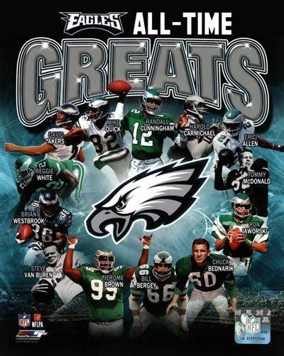 Philadelphia Eagles All Time Greats Composite By Unknown