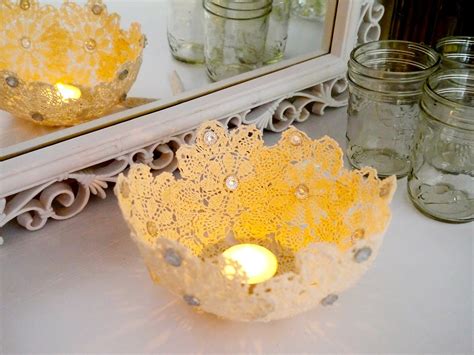 Diy Lace Candle Holder With Pictures Ehow