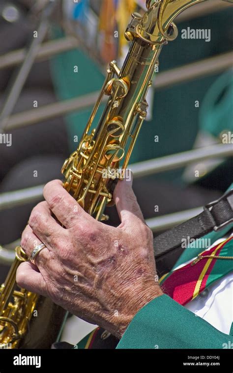 Portrait Man Playing Saxophone Hi Res Stock Photography And Images Alamy