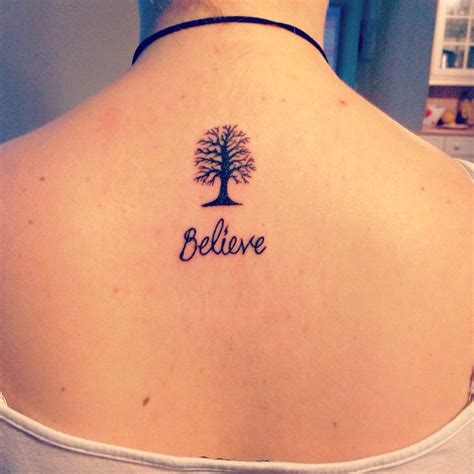 My First Tattoo Signifying Self Belief And Beauty Tattoos First