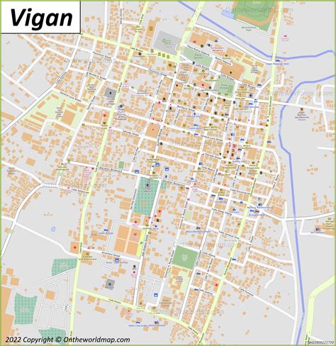 Vigan Map Philippines Detailed Maps Of Vigan