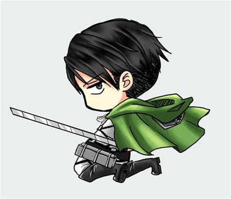 Shingeki No Kyojin Attack On Titan Levy Rivaille Chibi Chibi