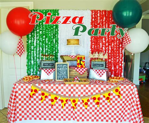 Greygrey Designs My Parties Classic Pizza Party