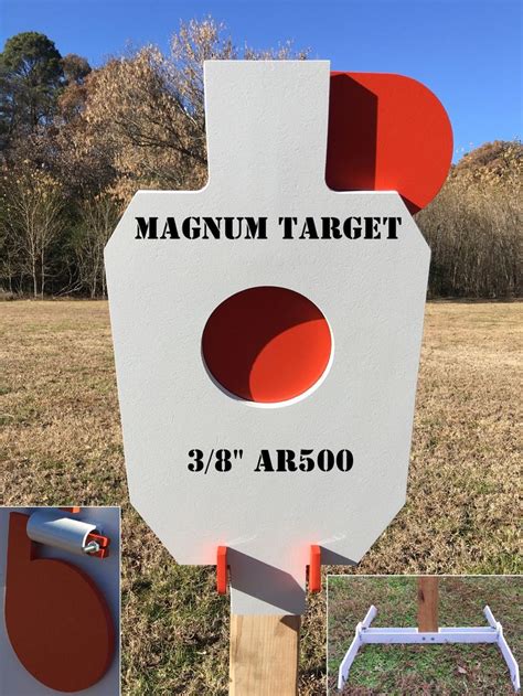 Magnum Target AR500 Steel Target 2 3 IDPA Hostage Reactive Etsy