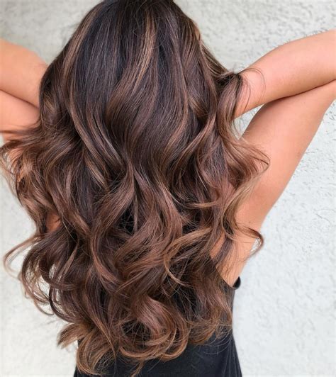 Looks With Caramel Highlights On Brown Hair For Brunette Hair Color Balayage Hair